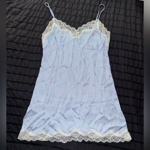 Aerie Off-Duty Satin Nightie Sleep Dress Slip